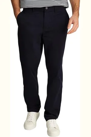 Tommy Hilfiger Herren Chino Hose Denton Satin Straight Fit, Blau (Desert Sky), 30W/38L