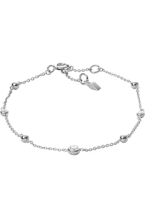 Fossil Armband Für Frauen Glitz By The Yard, Gesamtlänge: 16,5 Cm + 1,2 Cm + 1,2 Cm Sterling Armband, JFS00452040