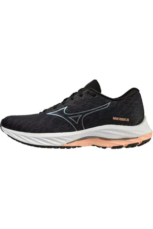 Mizuno Damen Wave Rider 26 Laufschuh, Odyssey Grey/Quicksilver, 38 EU