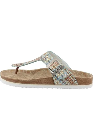 TOM TAILOR Damen 5390340030 Schiebe-Sandalen, Mint-Multi, 39 EU
