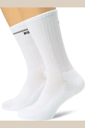 HUGO BOSS Damen 2p Iconic Cc W QUARTER SOCKS, White100, 35-38 EU