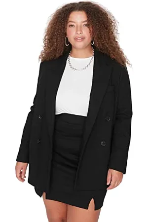 Trendyol Damen TBBAW23AZ00041 Plus Size Skirt, , 2XL