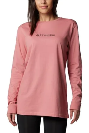 Columbia Damen North Cascades Langarm Langärmeliges T-Shirt, Rosa Agave/Edelstein, M
