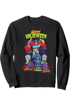 TRANSFORMERS Evergreen Happy Halloween Decepticon Graveyard Sweatshirt