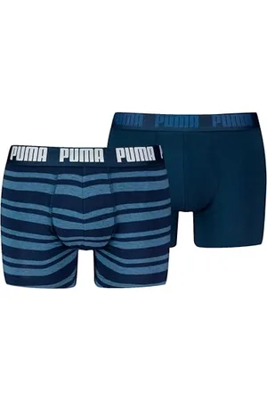 PUMA Everyday Heritage Stripe Boxer 2 Einheiten L, Denim, L