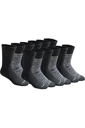Dickies Herren Dri-Tech Moisture Control Crew Socken Multipack, Schwarz Freilauf (12 Paar), M