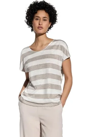Street one Damen A322701 Gestreiftes T-Shirt, , 42