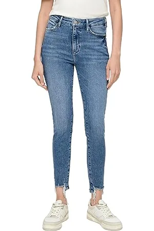 QS by s.Oliver Damen Jeans-Hose Skinny Leg Blue 40