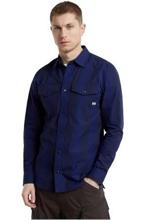 G-Star Herren Marine Slim Hemd, , M