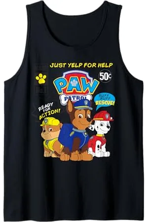 Paw Patrol Comic Book Strip Tank Top