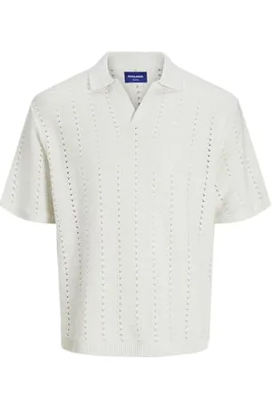 JACK & JONES Jorparos Knit Easter Ss Crochet Polo
