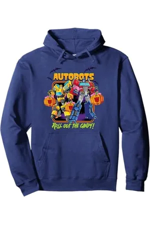 TRANSFORMERS Evergreen Halloween Autobots Roll Out The Candy Pullover Hoodie