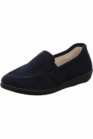 Rohde Damen Hausschuh Ballerina Slipper Fußbett Ballerup 2224, Größe:37 EU, Farbe: