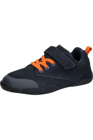 LICO Praslin Barfußschuhe, Marine/Orange, 38 EU