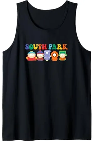 South Park Gang Behind Logo Tank Top