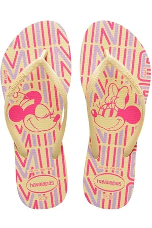 Havaianas – Slim Disney Stylish, bequeme, leichte und stilvolle Badelatschen, Disney-Designs, schmale Riemen und rutschfeste Sohle, Damen