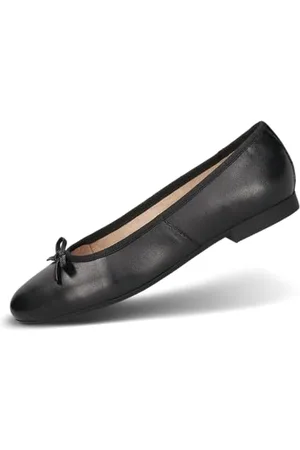 Bugatti Damen-Slipper aus echtem Leder mit Schleifendetail, Logo-Feature, flexiblem weichem klassisch minimalistischem Design, , 42 EU
