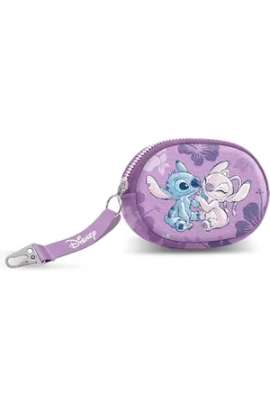 Disney Lilo und Stitch Stitch & Angel-Pill Portemonnaie, Rosa, 12,5 x 9 cm