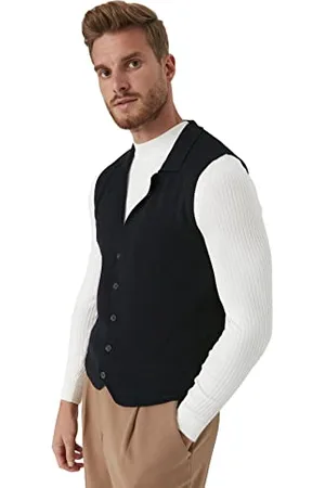 Trendyol Weste - Dunkelblau - Puffer