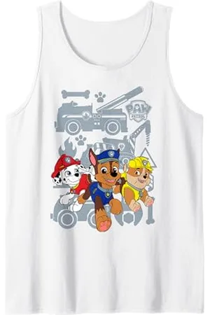 Paw Patrol Trio mit Trucks Tank Top