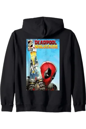 Marvel Deadpool & Wolverine kämpfen gegen Deadpool Kapuzenjacke