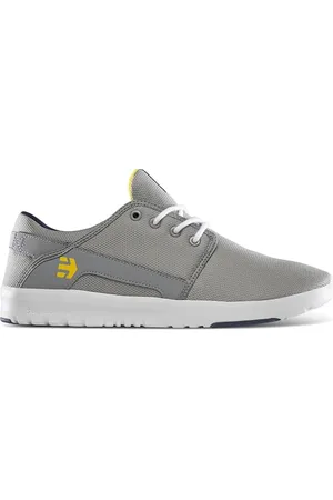 Etnies Herren Scout Skate Shoe, Grey/Navy/Yellow, 45.5 EU