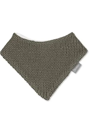Sterntaler Unisex Baby Dreieckstuch aus Strick, Rückseite Microfleece, , 1