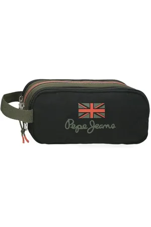 Pepe Jeans Ponder Federmäppchen mit 3 Fächern, , 22 x 10 x 9 cm, Polyester, von Joumma Bags, , Talla única, Dreifachmäppchen