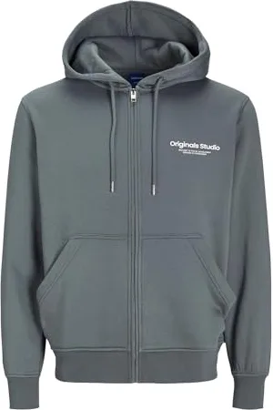 JACK & JONES Male Kapuzenjacke Plus Gedruckt Kapuzenjacke