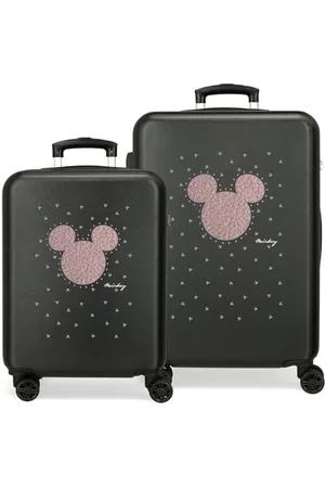 Disney Mickey-Studs Kofferset, , 55/65 cm, starr, ABS, seitlicher Kombinationsverschluss, 91 l, 6 kg, 4 Doppelräder, Handgepäck, , Koffer Set