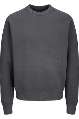 JACK & JONES Male Strickpullover Einfarbig Strickpullover
