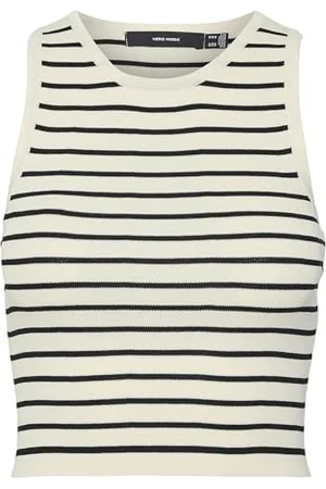 VERO MODA VMGINNY SL O-Neck Crop TOP NOOS