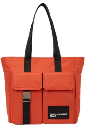 Karl Lagerfeld Utility Nylon Tote, Women, Red, Tote