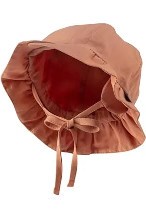 Sterntaler Hut gerüscht - Mädchen Sommer Hut mit Bindeband und Ohrenklappen - UV-Schutz 50+ Sonnen Hut mit Größenregulierungsband - Baby und Kinder Sommer Mütze, , Größe 43