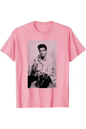Elvis Presley Pink Gitarre T-Shirt