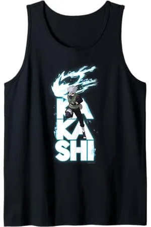 Naruto Shippuden Kakashi Stacked Type Tank Top