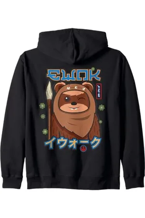 STAR WARS Kawaii Ewok Japan Cute Wicket W. Warrick Kapuzenjacke