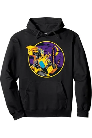 TRANSFORMERS Evergreen Halloween Bumblebee Ready To Fight Pullover Hoodie