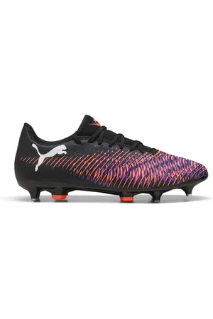 PUMA Unisex Future 8 Play MXSG Fussballschuh, Black White-Glowing RED, 47 EU