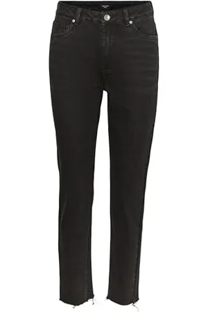 VERO MODA Damen VMBRENDA HR Straight A Cut GU131 GA NOOS Jeans, , 27W / 32L