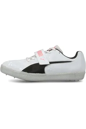 PUMA Unisex Evospeed High Jump 6 Leichtathletik-Schuh, White Black-Lava Blast, 43 EU