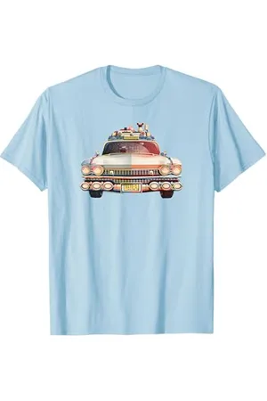 Ghostbusters Ecto-1 Plakat T-Shirt