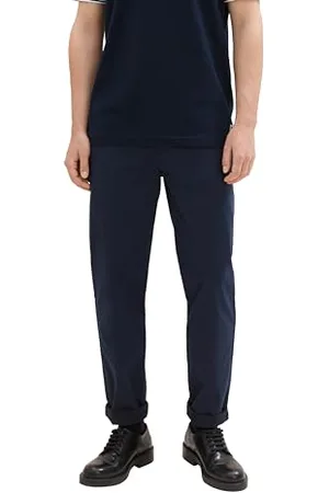 TOM TAILOR Herren Regular Tapered Fit Chino Hose mit Stretch, , M