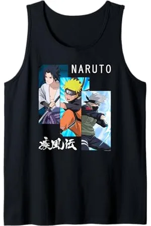 Naruto Shippuden 3 Tafeln und Kanji Tank Top