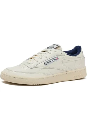 Reebok Unisex Club C 85 Vintage Sneaker, Chalk/Alabaster/Vector Navy, 44.5 EU