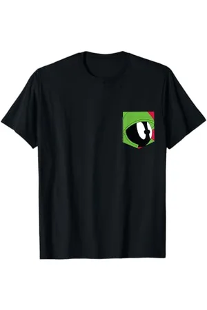 LOONEY TUNES Marvin The Martian Face Faux Pocket T-Shirt