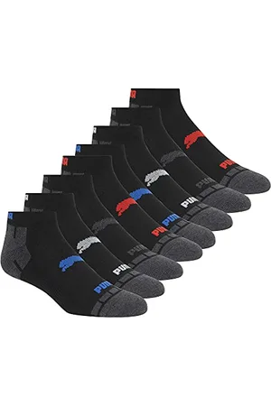 PUMA Herren 8 Stück Low Cut Socken Laufsocken, Black, 43-47 EU
