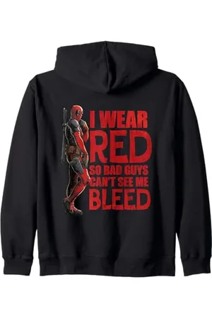 Marvel Deadpool & Wolverine Ich trage Rot Kapuzenjacke