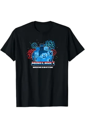 Minecraft Group Shot 4th of July Patriotic Poster T-Shirt