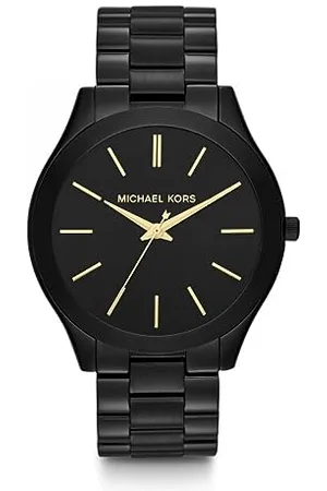 Michael Kors MK3221 Uhr Damenuhr Edelstahl Edelstahl 5 bar Analog Schwarz